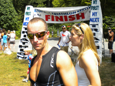 'Cool' Adrian - Big Foot Triathlon - Harrison, Canada - 2009