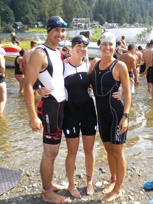 Before the swim - Big Foot Triathlon - Harrison, Canada - 2009