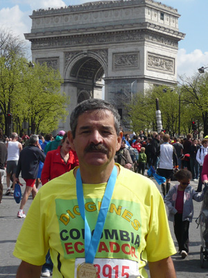 Digenes at the Paris Marathon - Paris, France - 2010