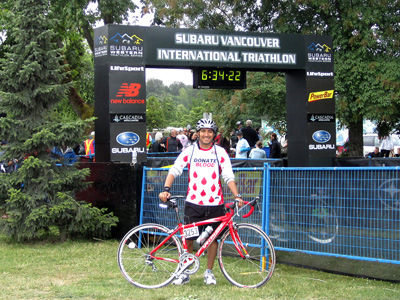 Jorge - Subaru Vancouver Intl. Triathlon - July 4, 2010