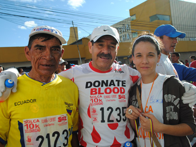Digenes at the SOLCA 10k - Quito, Ecuador - July 25, 2010
