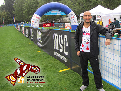 Jorge - Merrell Triathlon - Stanley Park, Vancouver, September 6, 2010