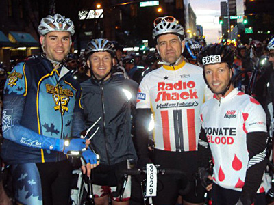 Team Adrian - 6:30am Vancouver, en route to Whistler - Whistler Gran Fondo