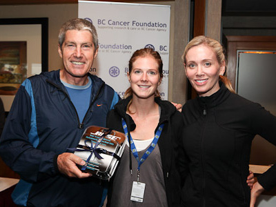 Jenn at the RBC Run For the Cure (3rd fastest female) - Grouse Mountain, BC, Canada - September 15, 2010