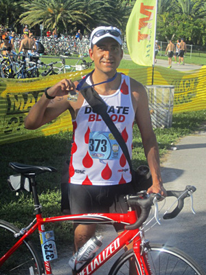 Julin at the Trilogy Bonus Round Triatlon - Key Biscayne, Fl. - September 19, 2010