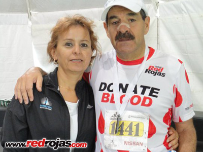 Digenes and Carola - Buenos Aires Marathon, Argentina - October 10, 2010