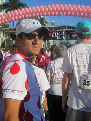 Julin at the 'Susan G. Komen' Race For The Cure - Miami, Fl. - October 19, 2010
