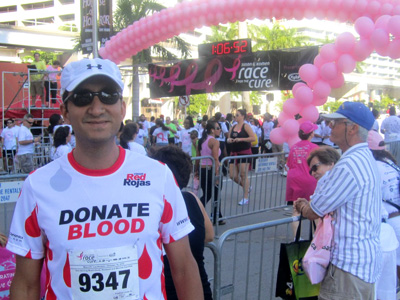 Julin at the 'Susan G. Komen' Race For The Cure - Miami, Fl. - October 19, 2010