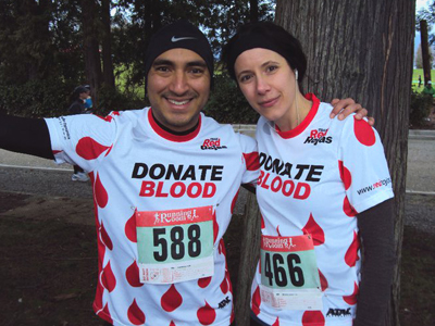 Jorge & Marianne - St. Patrick's 5k - Vancouver, BC - March 12, 2011