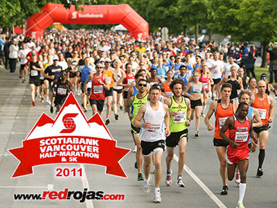 Jorge at the Scotiabank Half Marathon - Vancouver - June 26, 2011