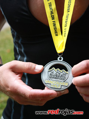The medal - Subaru Intl. Tri - Vancouver - July 3, 2011