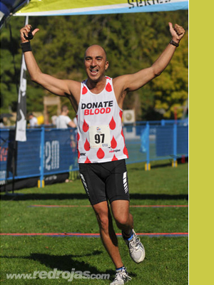 Jorge at the Vancouver Triathlon - September 5, 2011