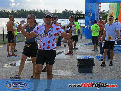 Cecil at the Key Biscayne Trilogy Triathlon - September 18, 2011