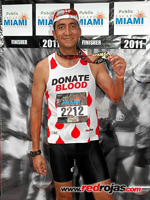 Julin at Escape Miami Triathlon - September 25, 2011