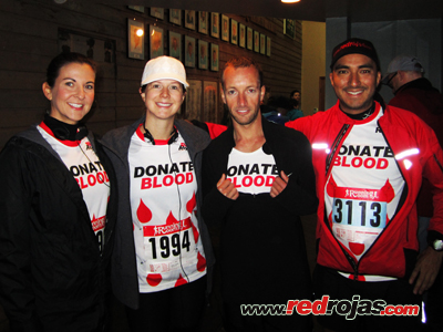 7am - RedRojas before the Rubber Ducky Half Marathon & 7 Miler - Burnaby, BC, Canada - October 16, 2011