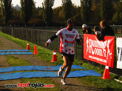 Jorge - 8th overall, 3rd in age group at the Rubber Ducky 7 Miler - Burnaby, BC, Canada - October 16, 2011