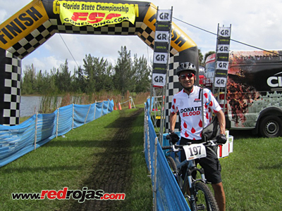 Julin at the Coconut Cup Mountain Bike Race - Sunrise, Florida - November 6, 2011