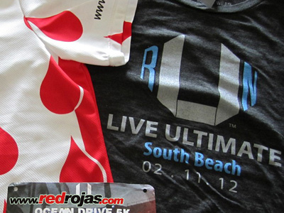 Live Ultimate 5k - South Beach, Florida - February 11, 2012