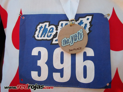 Jorge placed 10th overall and 2nd in age category - The Yeti Snowshoe Race - Olympic Park, Whistler, Canada - February 18, 2012