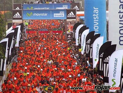 Elsa at the Lima Half Marathon - Peru - May 20, 2012