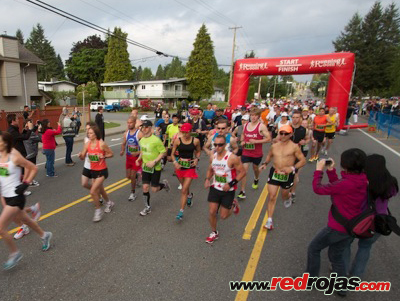 Adrian runs the Abbotsford Marathon - Canada - May 27, 2012