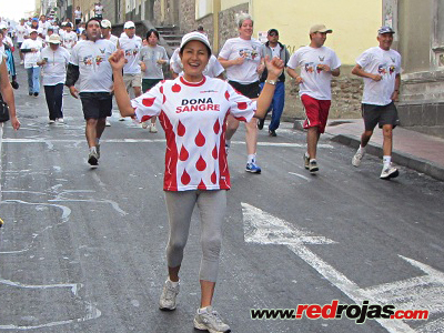 Doris at the '14 Millones Contra las Drogas 5k' - Quito, Ecuador - July 1, 2012