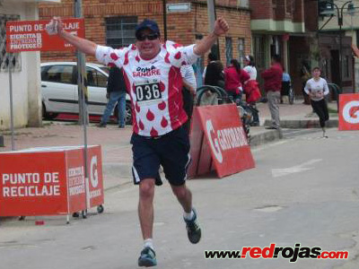 Luis Esteban at the 2012 North Face Trail Challenge - Bogota, Colombia - August 19, 2012