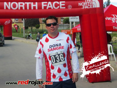 Luis Esteban at the 2012 North Face Trail Challenge - Bogota, Colombia - August 19, 2012