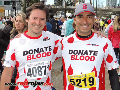 Christian and Jorge at the 2013 SunRun - Vancouver, Canada - April 21, 2013