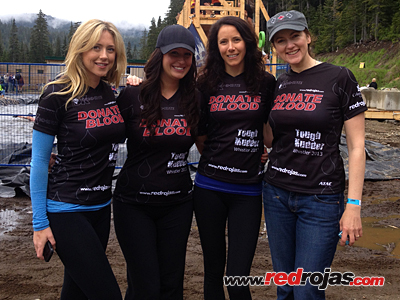 Full Blooded beauties on life guard watch - Tough Mudder - Whistler - June 22, 2013