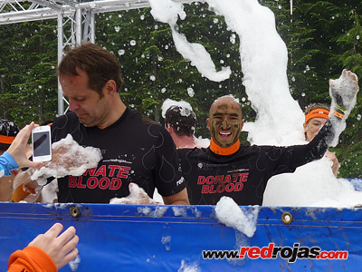 Scott and Jorge - Foam clean-up tank - Tough Mudder - Whistler - June 22, 2013