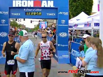 Adrian is IronMan at Coeur d'Alene - Idaho - June 23, 2013