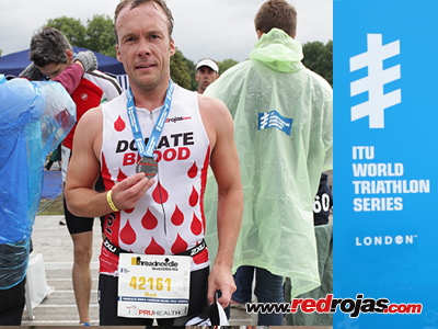 Mark at the PruHealth World Triathlon Grand Final - London, UK - September 14, 2013