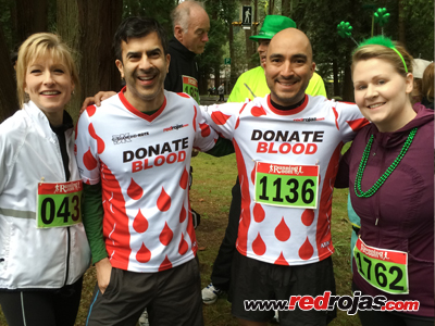Jorge and Akbar - St. Patrick's 5k - Vancouver, BC - March 15, 2014