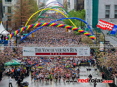 RedRojas at the 2014 Vancouver Sunrun - Vancouver, BC - April 27, 2014