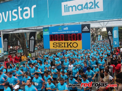 Digenes runs the 2014 Lima Marathon - Lima, Peru - May 18, 2014