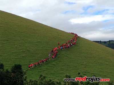 Elsa & Digenes at the Andes-6000 10k, Lloa, Ecuador - June 1, 2014