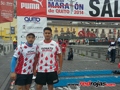Sebastin and Saulo - Quito Half Marathon - Quito, Ecuador - July 27, 2014