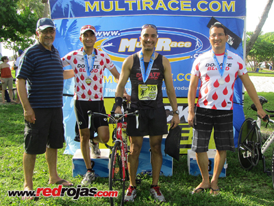 The Martinez Rojas' at the Mack Cycle Trilogy Triathlon - Key Biscayne, Florida - August 17, 2014