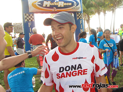 Sebastin at the Mack Cycle Trilogy Triathlon - Key Biscayne, Florida - August 17, 2014