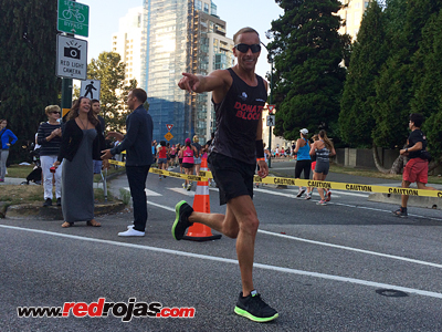 Adrian at the Lululemon SeaWheeze Half Marathon - Vancouver, Canada