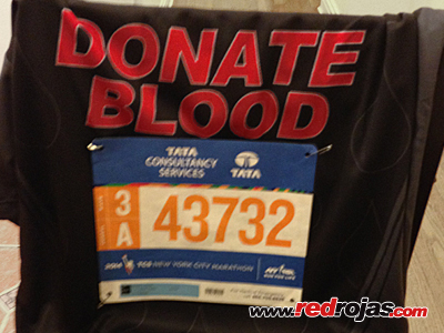 Maria Mondino at the New York Marathon - November 2, 2014
