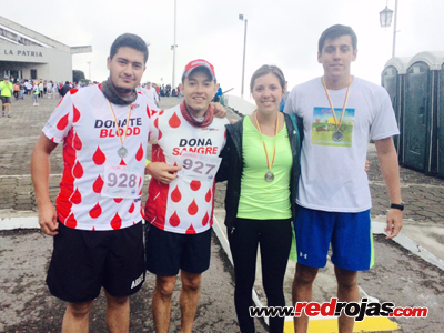 Sebastian and Saulo at the Quito Verde 10k - Quito, Ecuador - January 18, 2015