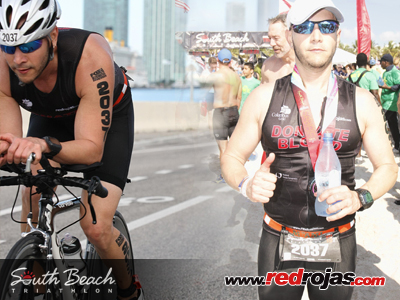 Alberto at the Lifetime Triathlon - Miami Beach, Florida - April 19, 2015