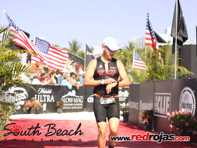 Alberto at the finish line - Lifetime Triathlon - Miami Beach, Florida - April 19, 2015