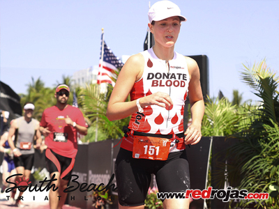 Amanda at the Lifetime Triathlon - Miami Beach, Florida - April 19, 2015
