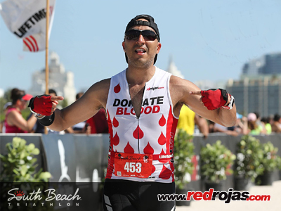 Jorge at the Lifetime Triathlon - Miami Beach, Florida - April 19, 2015