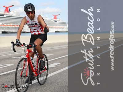 Julin at the Lifetime Triathlon - Miami Beach, Florida - April 19, 2015