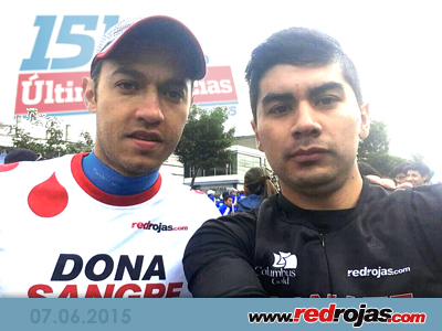 Sebastin and Santiago at the UN-15k - Quito, Ecuador - June 7, 2015