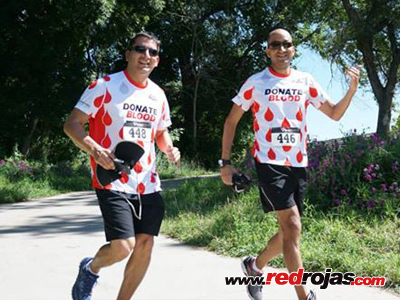 Andrs and Julin at the Boulder Beer Run - Bouder, Co - July 11, 2015